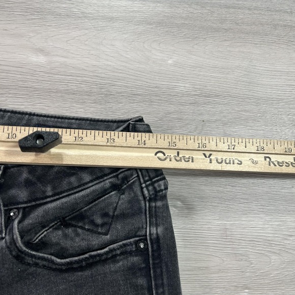 Vigoss Jeans Womens 28x29 Washed Black The Chelsea Skinny Stretch Denim Mid Rise - Picture 9 of 15